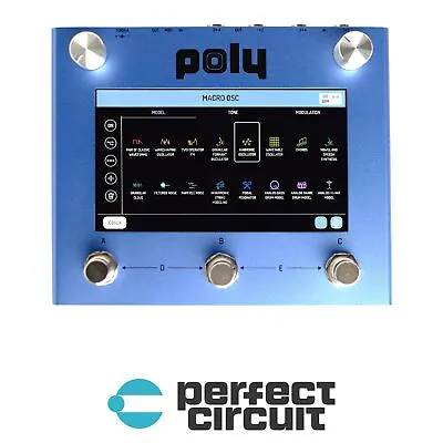 Poly Beebo (Blue) Visual Modular Multi-Pedal EFFECTS - DEMO - PERFECT CIRCUIT • $409