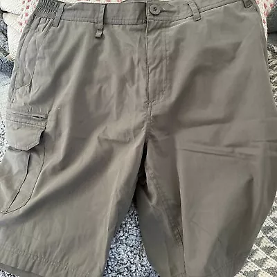 Brasher Mens Hiking Walking Trek Shorts Khaki W36 Vgc Used • £11