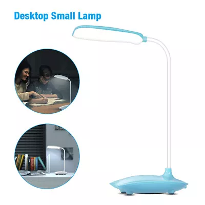 $6.99 • Buy Dimmable LED Desk Light Touch Sensor Table Bedside Reading Lamp USB Rechargeable