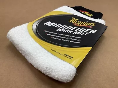 Meguiar's X3002 Reusable Microfiber Wash Mitt - Car Detailing & Washing • $8.99