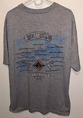 Vintage Class 5 Extreme White Water Rafting Shirt Adult Size 2XL Single Stitch • $9.99