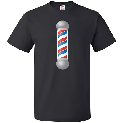 Inktastic Barber Barberpole T-Shirt Barbershop Pole Occupations Career Hair Mens • $14.99