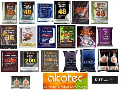 +ALCOTEC Turbo Yeast All Variety Home Brew Distillery Yeast • £3.59