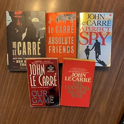 Bundle: (5) John Le Carre Novels - Our Kind Of Traitor Our Game Perfect Spy... • $16.99