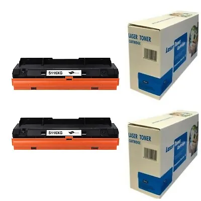 Toner For Samsung SL-M2825ND Xpress Laser  MLT-D116S Cartridge Compatible 2 Pk • £23.99