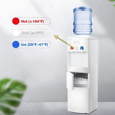 $319.99 • Buy 3-in-1 Water Dispenser Ice Maker  Water Dispenser 5 Gallon Bottl Water Cooler