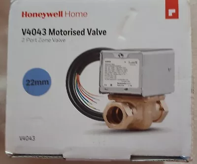 Honeywell Home V4043H 1056 - 2 Port Motorised Zone Valve 22mm  • £46