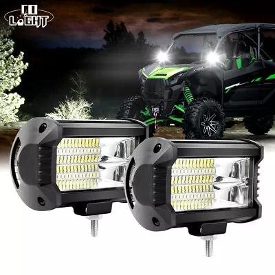 5 Inch 24000LM LED Work Light Bar Pods Spot Driving Lamp For Can-am Polaris ATV • $15.99