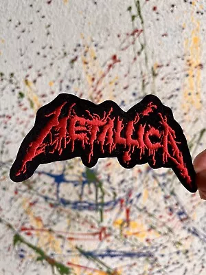 Metallica Iron On Patch Drippy Red • $5.99