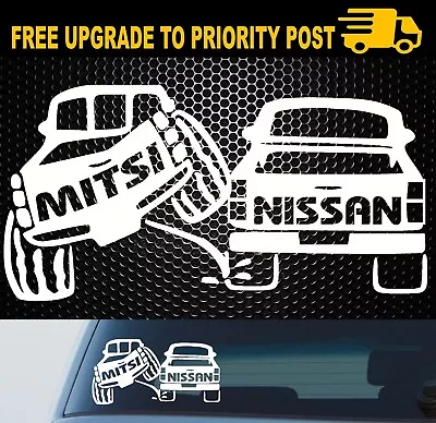 300mm Big MITSUBISHI TRITON UTE PAJERO 4x4 4wd Funny OFF ROAD Sticker Decal • $14.90