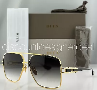 DITA GRAND EMPERIK Sunglasses DTS159-A-01 Gold Metal Frame Gray Gradient Lenses • $699.99