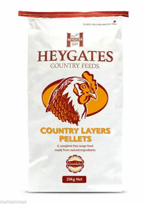 Heygates Country Poultry Layers Pellets 20kg - Chicken Feed  • £19