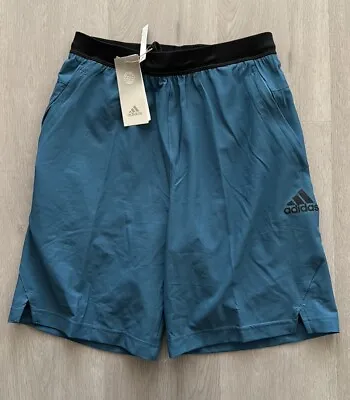 Men's Adidas Axis 9  Woven Shorts Size X-Small Altered Blue NEW • $19.99