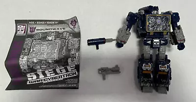 Transformers Voyager WFC-S25 Soundwave War For Cybertron Complete Loose • $24.99