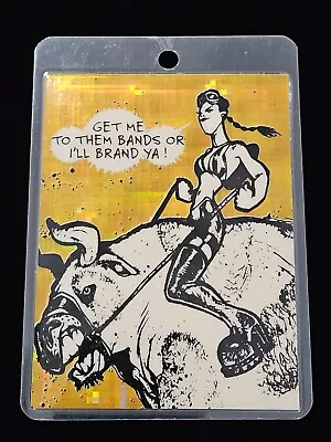 Vintage Joan Osborne Backstage Pass Personaly Used Michael Chugg Laminate • $20