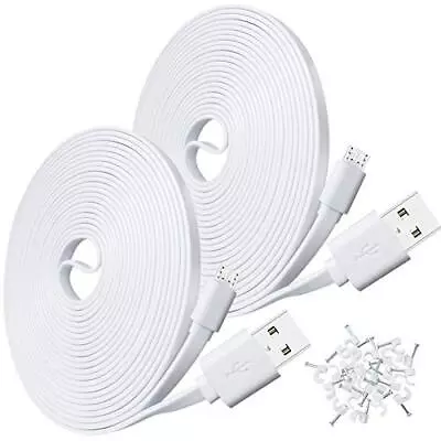 2 PackCam Cable 10ft Micro USB Extension Cord For Zmodo Blink Yi Home C • $13.83