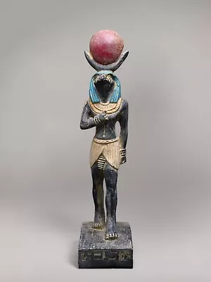 Egyptian Statue Of Ra Harakhte Sun God Crowned With A Solar Disk Made In Egypt • $79