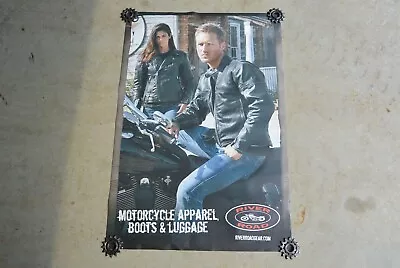 River Road Motorcycle Apparel Boots And Luggage Poster Shop Sign Ad 4898 Z4 • $35