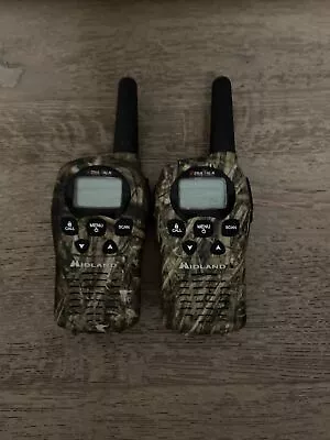 Midland ALR5MO 2-Way Radios Mossy Oak Camouflage 25 Mile Range 2-Pack UNTESTED • $25