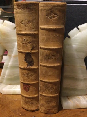 £22 • Buy History Of England In Two Volumes - Lord  Macaulay  - Leather 1889 Antique Books