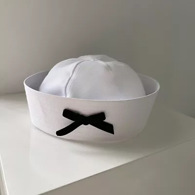 Lady Girl Casual Sailor Hat Yacht Captain Bow Cute Costume Accessory Sailor Hat • $20.56