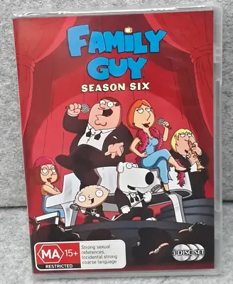 NEW: FAMILY GUY SEASON 6 Comedy TV Series DVD Region 4 PAL Free Fast Post • $11.70
