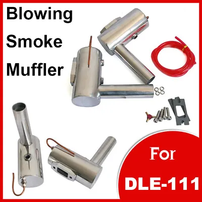 £39.99 • Buy RC Gas Airplane Flight Engine Motor Muffler Exhaust Pipe For DLE 111 100 - 111cc