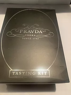 EMPTY 50ml PRAVDA VODKA Tasting Kit 40% Alc/Vol Product Of Poland. • $14.99