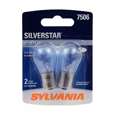 SYLVANIA - 7506 SilverStar Mini Bulb - Brighter & Whiter Light Contains 2 Bulbs • $10.75