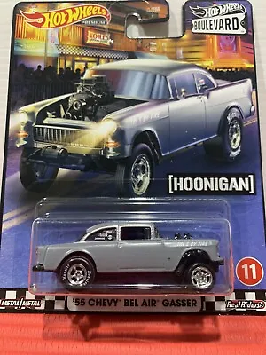Hot Wheels Boulevard Hoonigan 55 Bel Air Gasser Black Grill And Engine Variation • $39.95