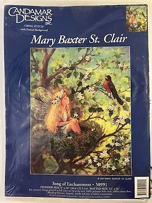 Candamar Designs X Stitch Mary Baxter St. Clair 8X10 NIP Song Of Enchantment • $10