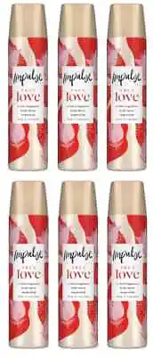 6 X IMPULSE BODY FRAGRANCE 75ml SPRAY TRUE LOVE • £12.89