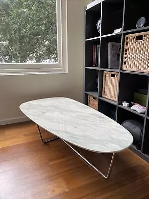 Nick Scali White Marble Coffee Table • $350