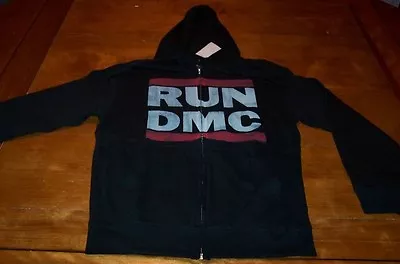 VINTAGE STYLE RUN DMC HOODED Sweatshirt SMALL NEW W/ TAG • $50