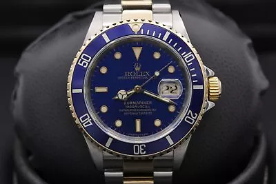 Rolex Watch Submariner 16613 Stainless Steel/Yellow Gold • $9390.78