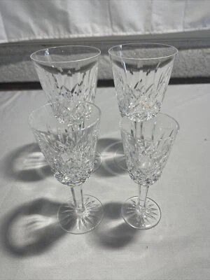 $59.99 • Buy 4 Pc. Waterford Crystal Lismore Claret Wine Glasses & Water Goblets