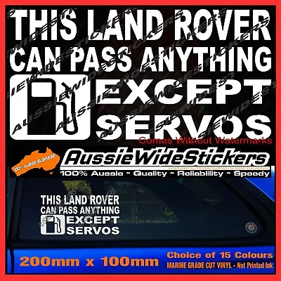 $6.90 • Buy THIS LAND ROVER 4x4 Ute Car Accessories Funny Landrover Stickers 200mm 