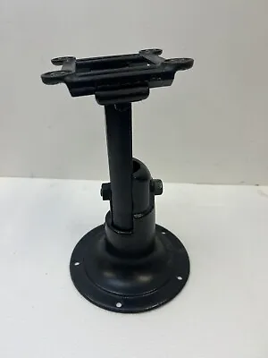Vintage CAST IRON PEDESTAL BASE Adjustable Industrial Chair Table Round HEYWOOD • $39.99