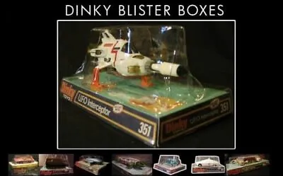 Dinky Toys 351 Shado Interceptor Blister/Bubble Repro Box • £48.99