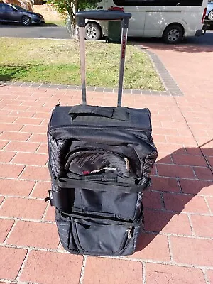 Caribee Split Roller 100L Wheeled Travel Bag - Black • $50