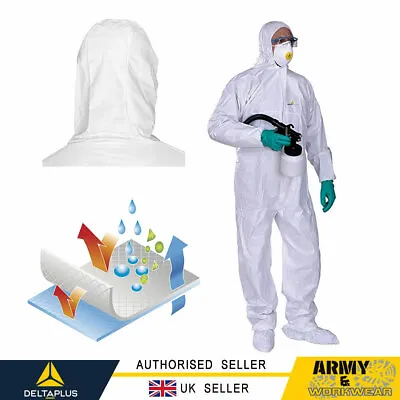 Disposable Paper Overalls Coveralls Protective Suit Weed Killer Paint Spraying  • £7.95