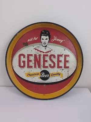 Vintage Genesee Metal Beer Tray Genesee Brewing Co. Rochester NY 12  • $15