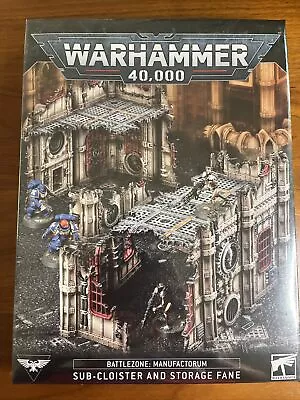 Games Workshop Battlezone Manufactorum Sub-Cloister And Storage Fane Warhammer • £124.50