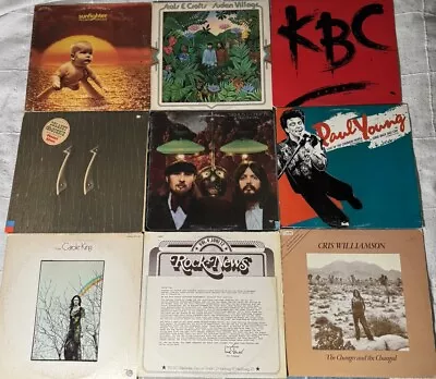 Record Vinyl Lot Of  70's Records Vintage 9 Albums • $17