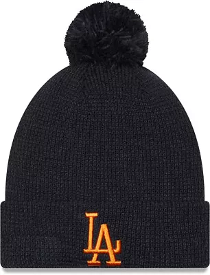 Los Angeles Dodgers New Era Team Pop Navy Blue Bobble Hat • £14.99