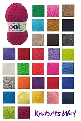 Cygnet Pato DK Knitting Crochet Yarn 100g 45+ Colours • £1.79