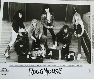 Roughhouse CBS Records Publicity Music Photo 8x10 Original Vintage • $14