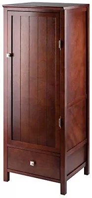 94402 Pantry Cupboard With Door Antique Walnut • $156.71