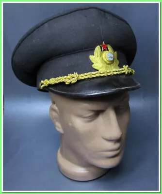Vintage Original Pilot Army Officer Peaked Cap~hat Military~size 57 Medium • $35