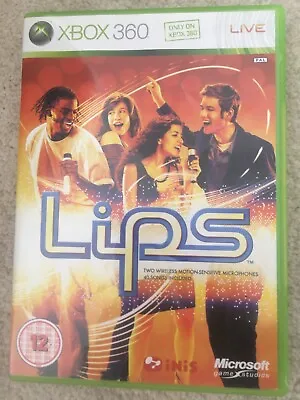 LIPS ~ Microsoft XBox 360  Video Game Singing Sing Karaoke • £3.99